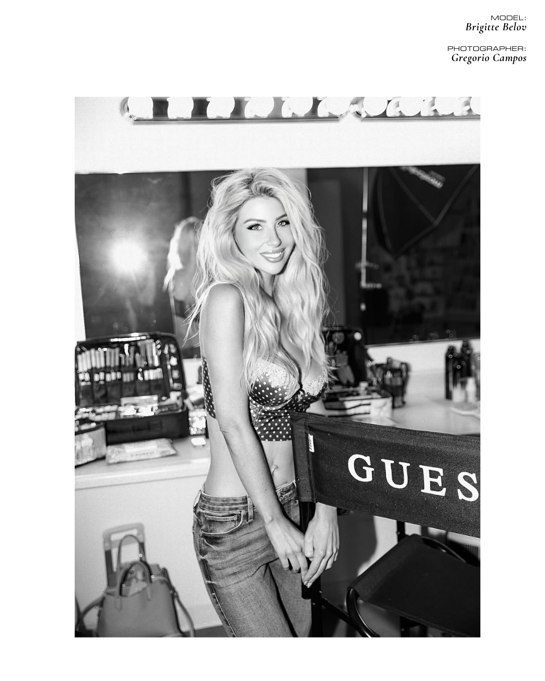 COVER MODEL: BRIGITTE BELOV