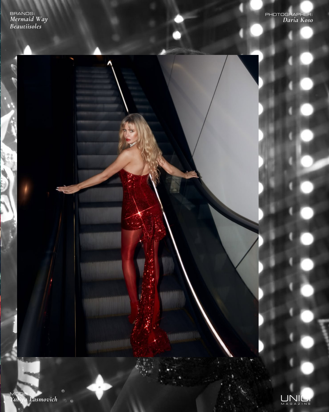 COVER MODEL: YULIYA LASMOVICH