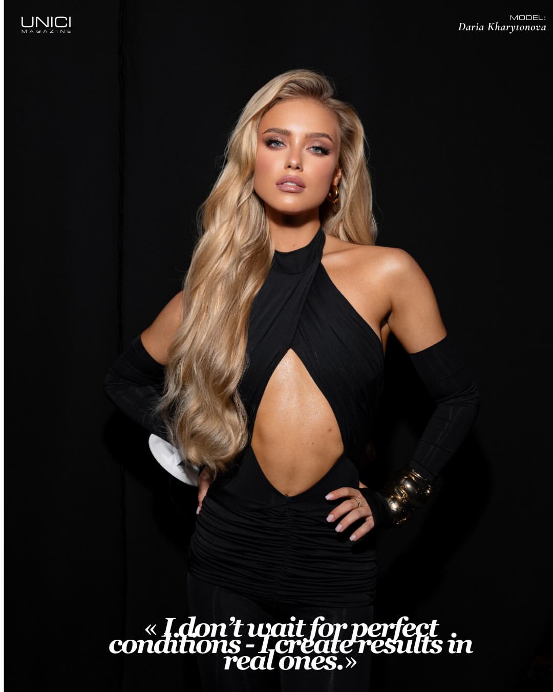 COVER MODEL: DARIA KHARITONOVA