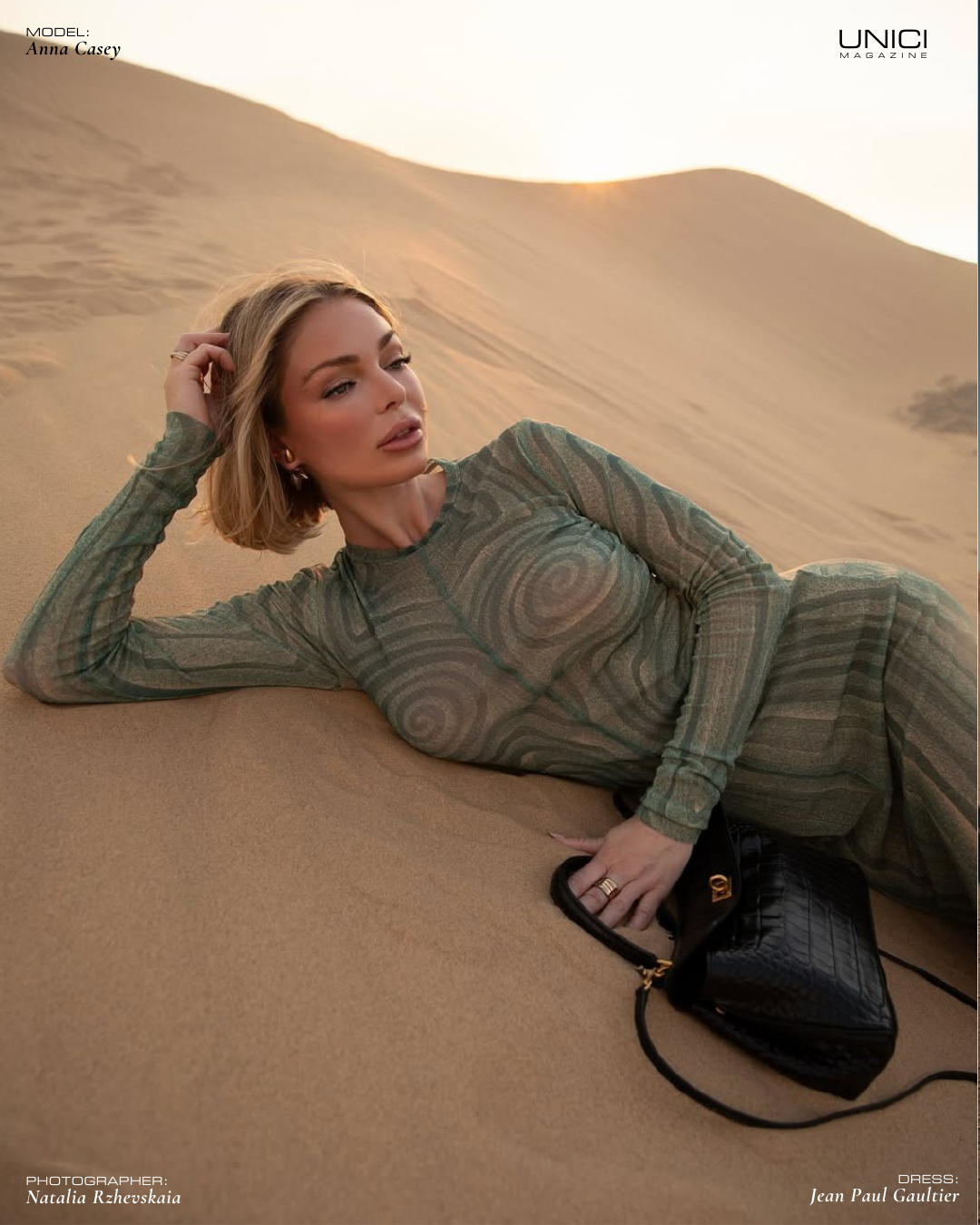 COVER MODEL: ANNA CASEY