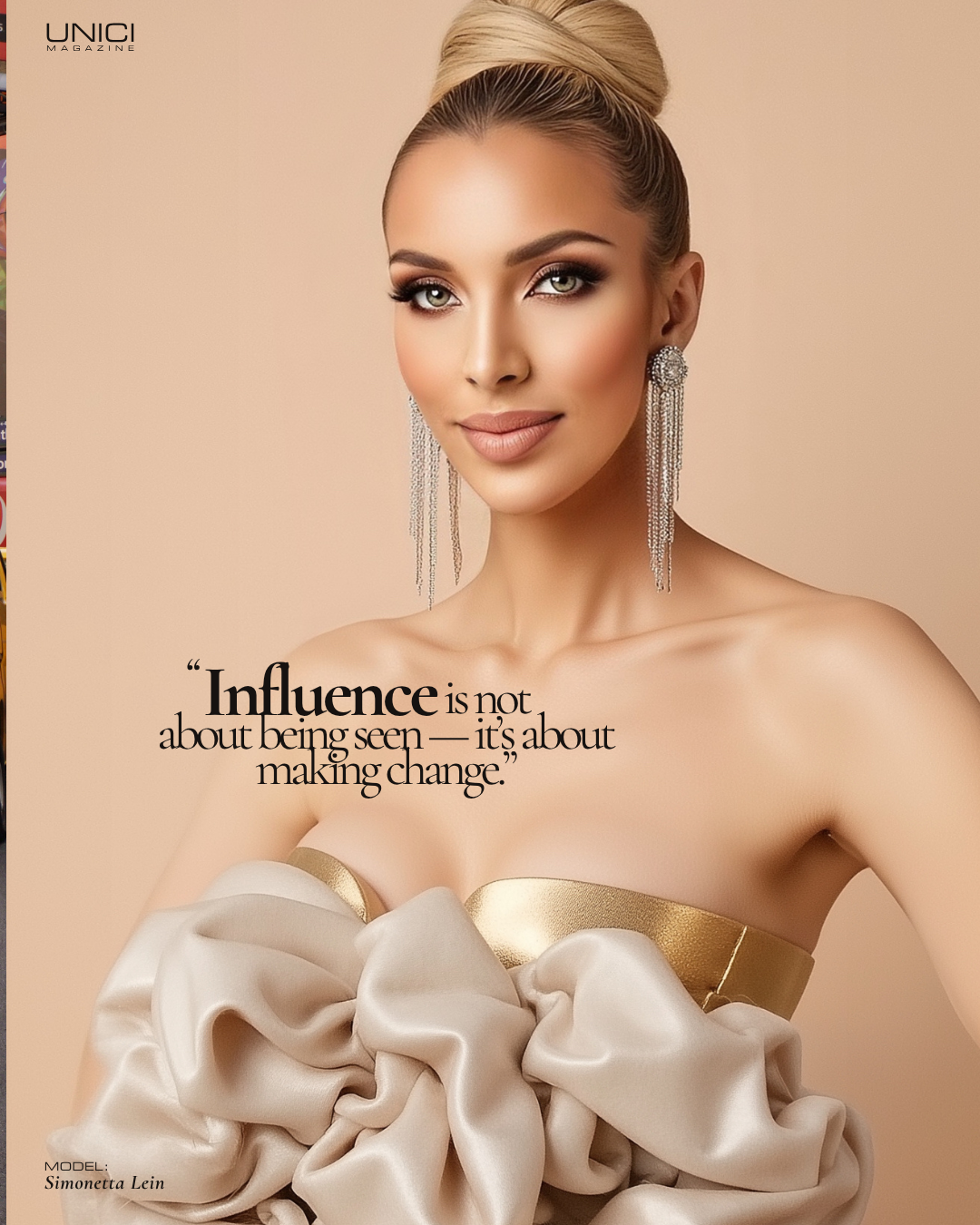 COVER MODEL: SIMONETTA LEIN