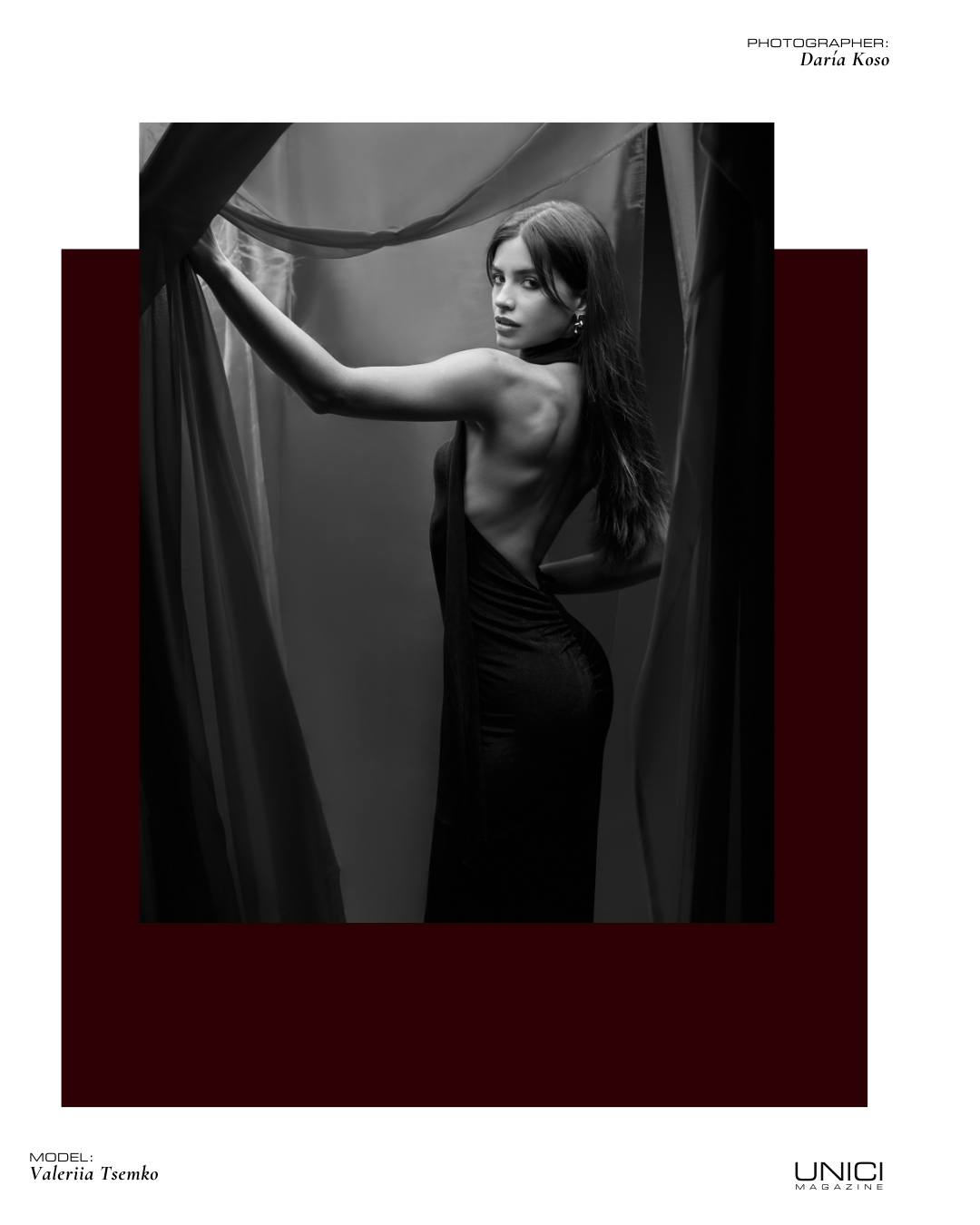 COVER MODEL: VALERIIA TSEMKO