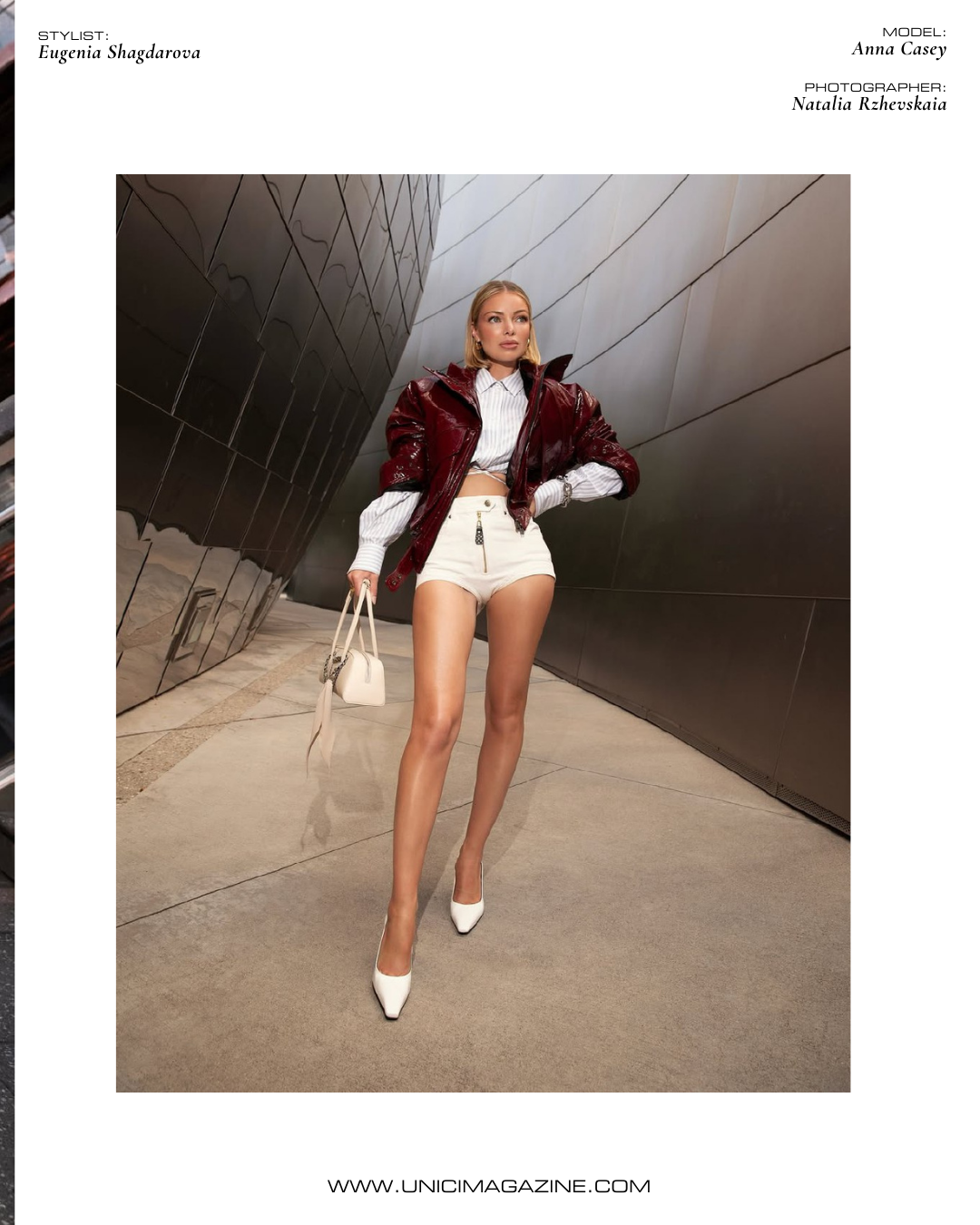 COVER MODEL: ANNA CASEY