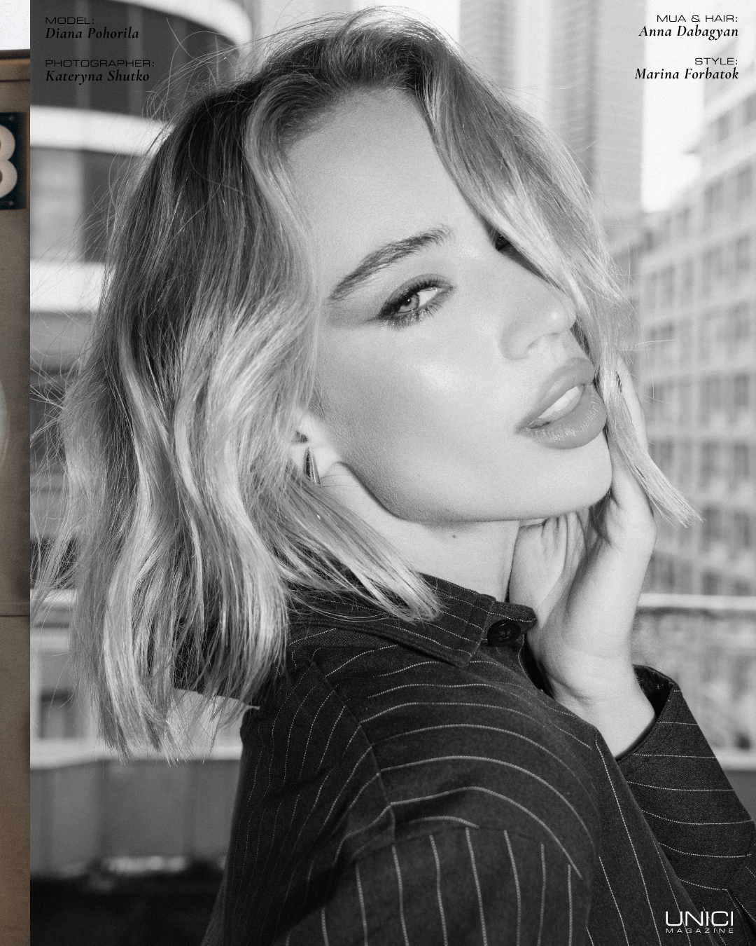 COVER MODEL: DIANA POHORILA