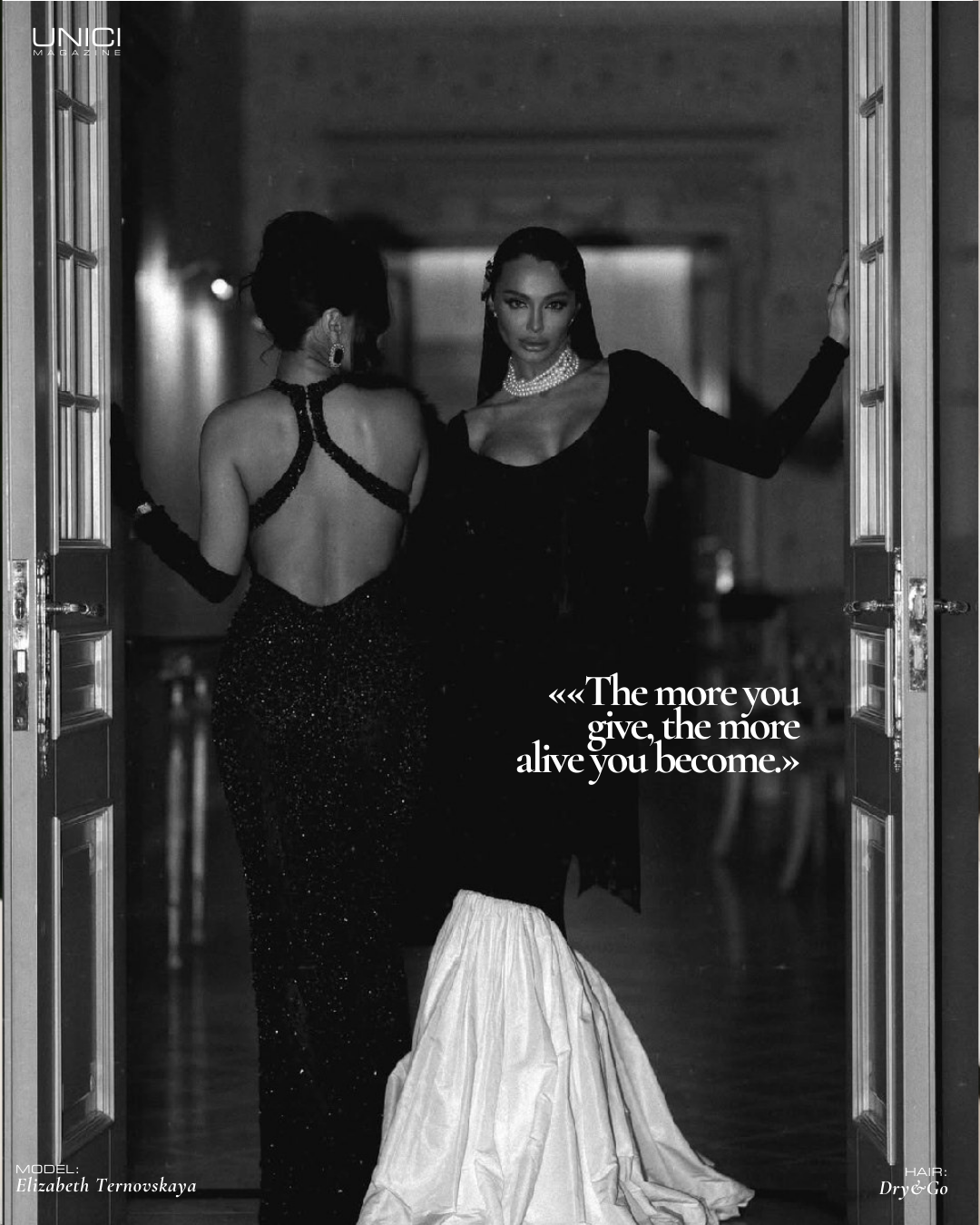 COVER MODEL: ELIZAVETA TERNOVSKAYA