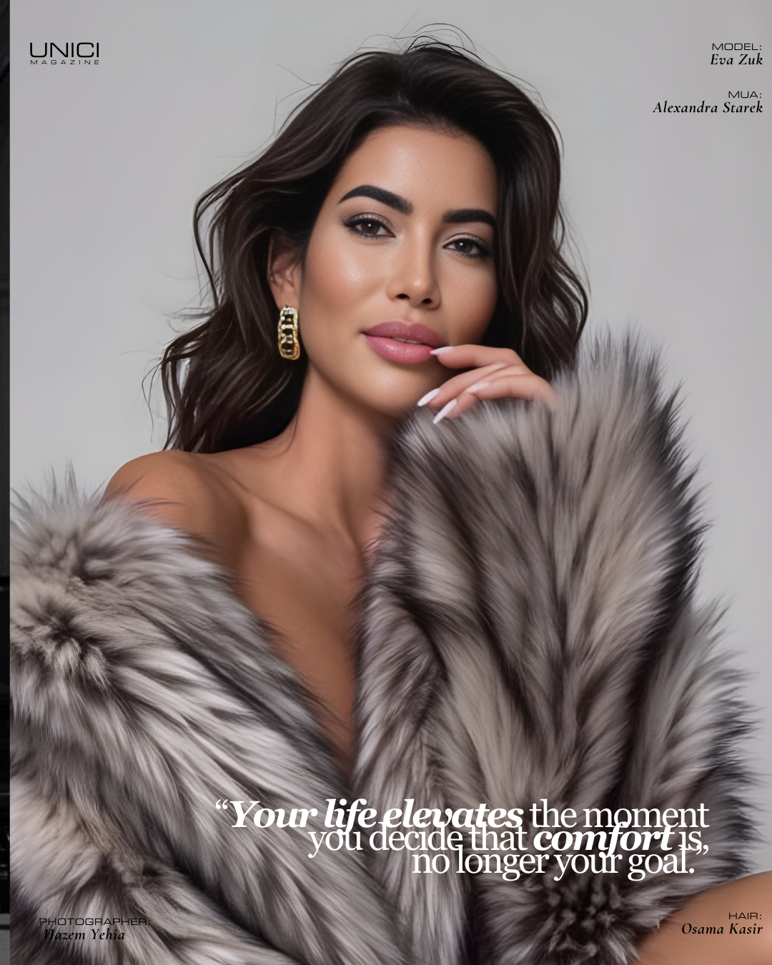 COVER MODEL: EVA ZUK