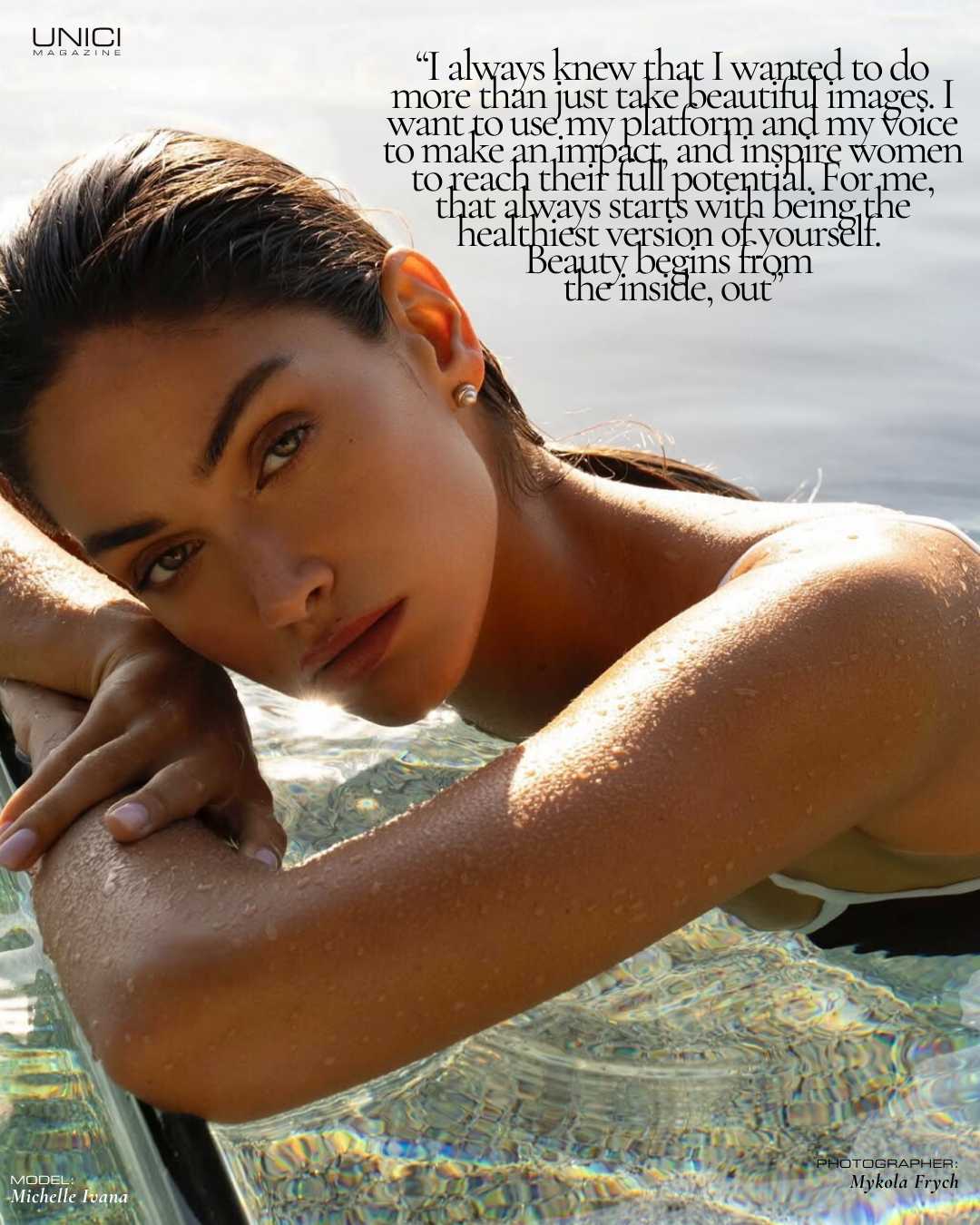 COVER MODEL: MICHELLE IVANA