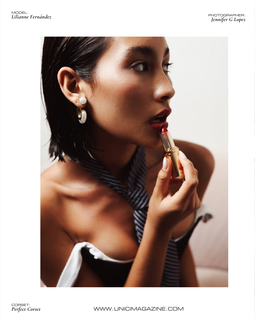 COVER MODEL: LILIANNE FERNANDEZ