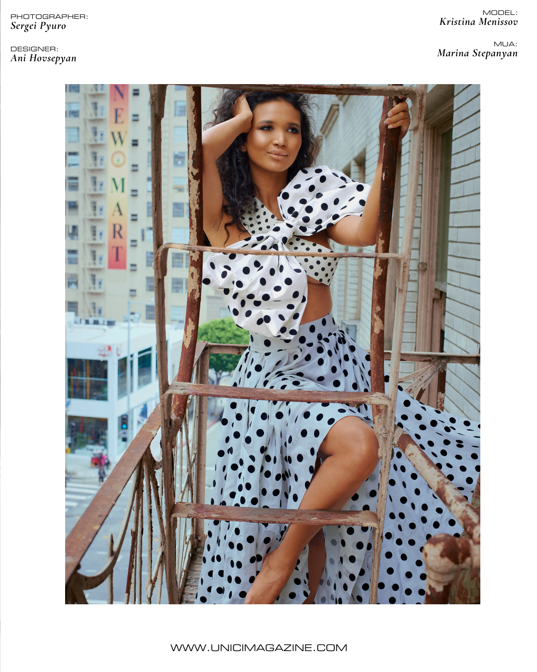 COVER STAR: KRISTINA MENISSOV