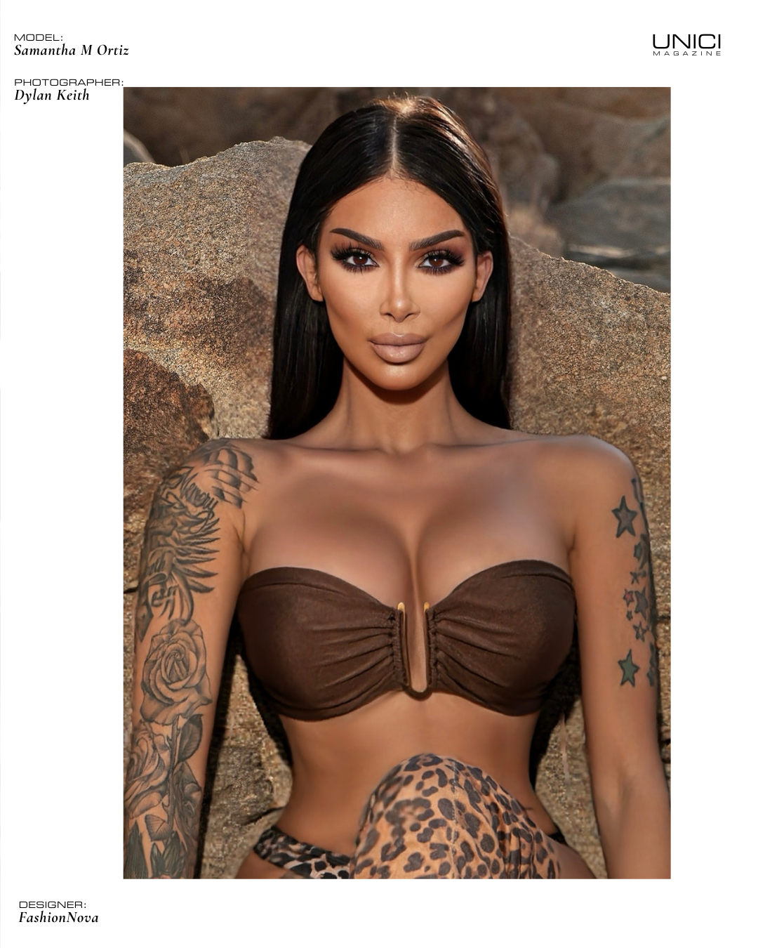 COVER MODEL: SAMANTHA M. ORTIZ