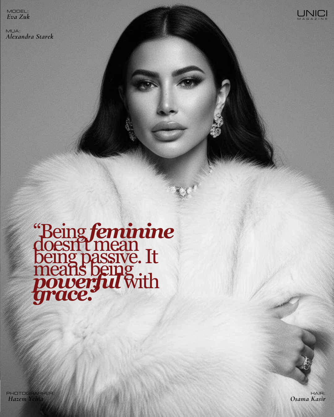 COVER MODEL: EVA ZUK