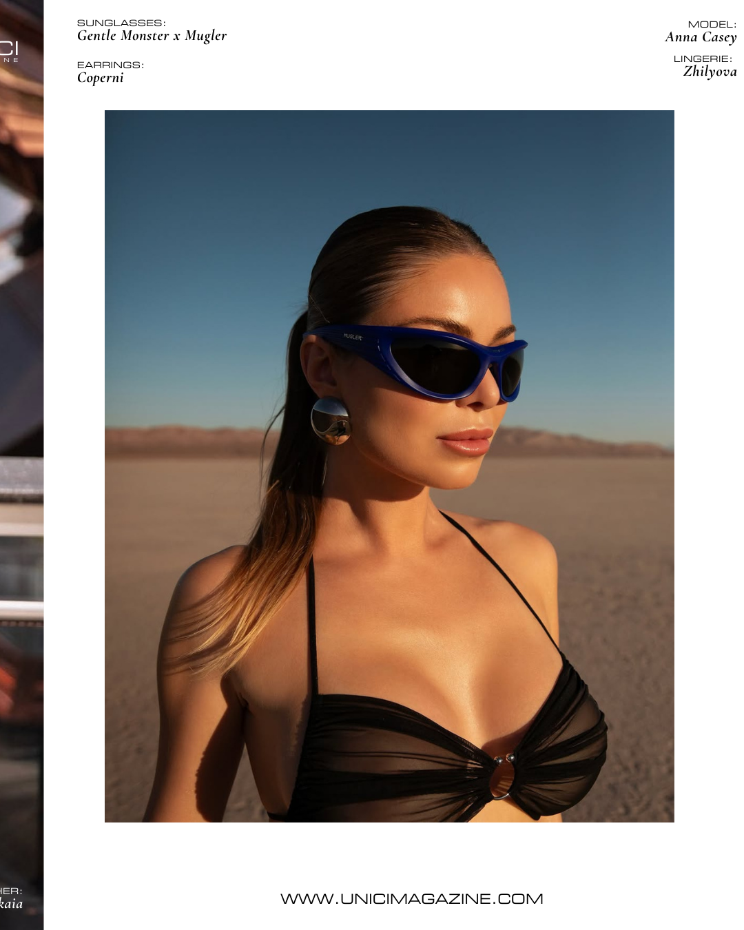 COVER MODEL: ANNA CASEY